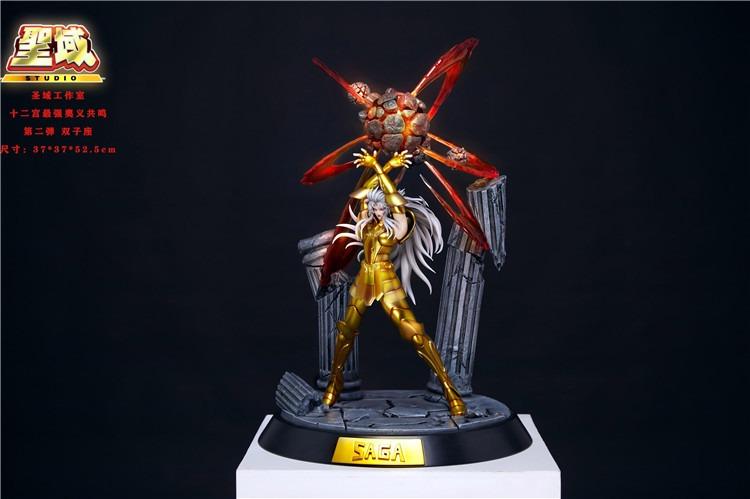 saint seiya gemini figure