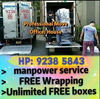 professional Manpower mover service direct whatsapp 92385843 Johnsion Mover