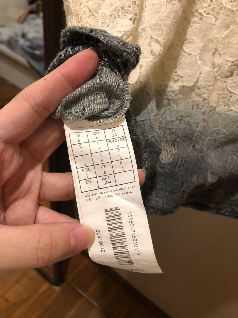 Promod Lace Top (3/4 sleeves) (Category: Longsleeves) located in Quezon City. Submitted by projectdeclutter_mnl (Listing ID 1033704426, Image 3). Description: See through lace No flaws ✨ In very good condition *Promod’s sizing is a bit bigger than the others so their size small best fits for those who are usually medium .