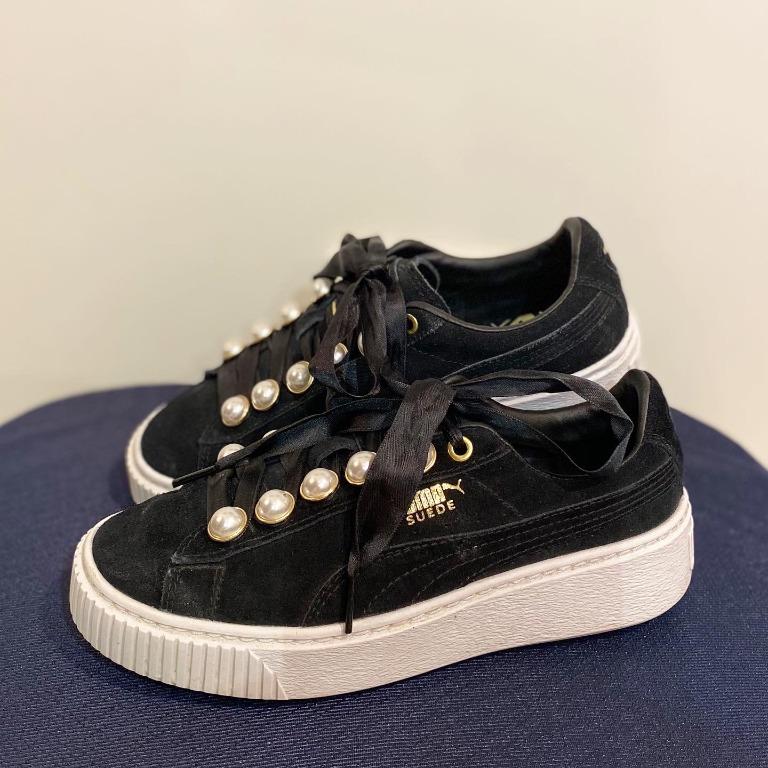Puma platform bling pearl sneakers shop