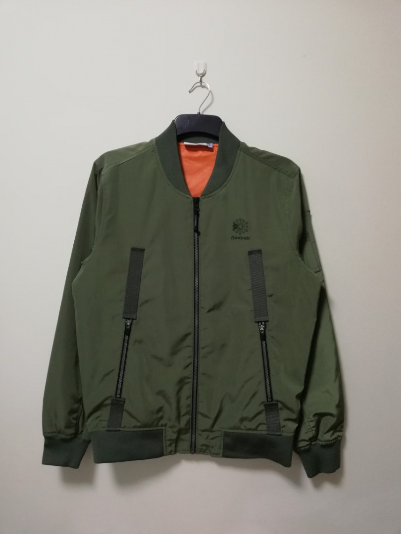 Reebok sales bomber jacket