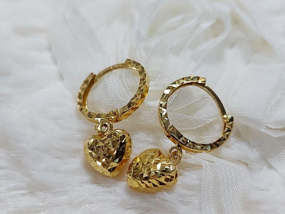 18k gold dangle deals earrings