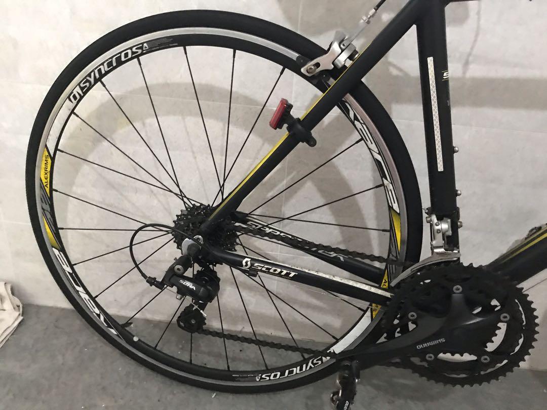 scott aluminium road bike