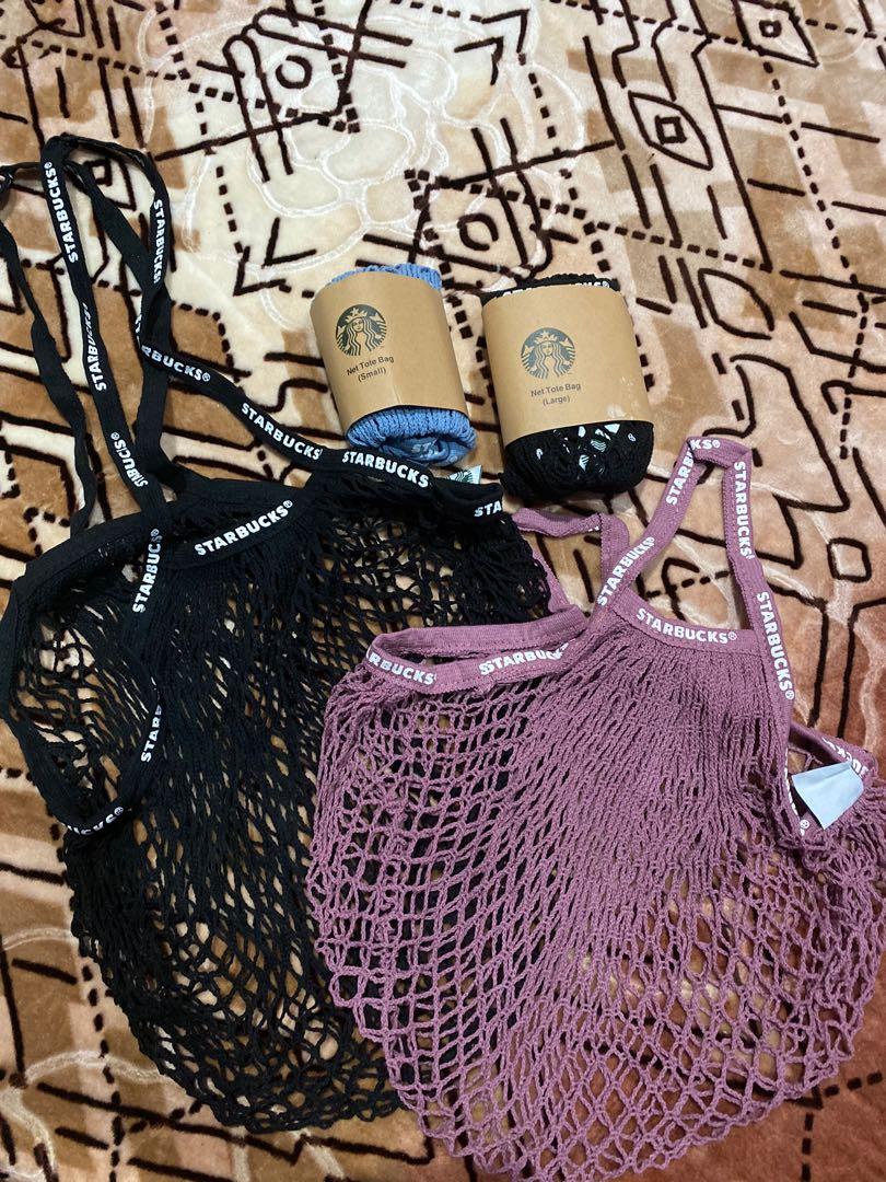 starbucks net tote bag