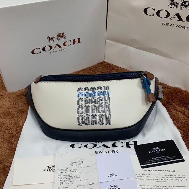 tas waistbag cowok pria coach belt bag original Fesyen Pria Tas Dompet Tas Selempang di Carousell