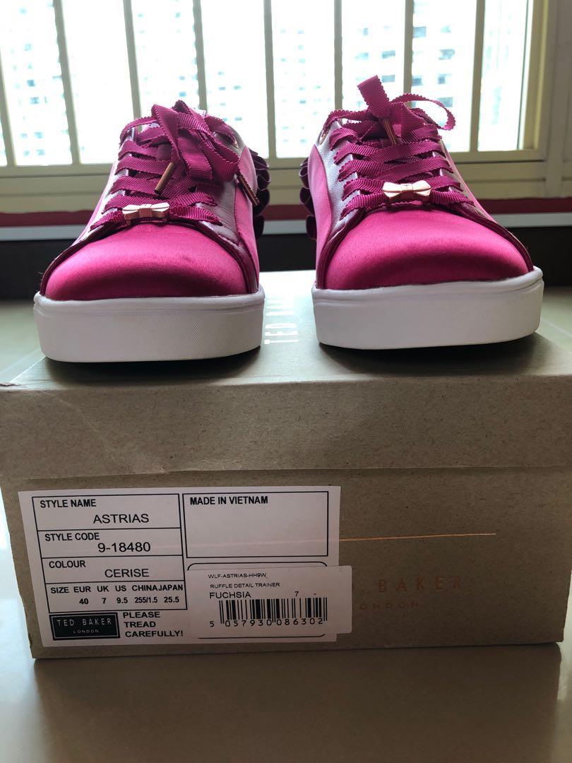 Ted baker ruffle detail trainers cheap
