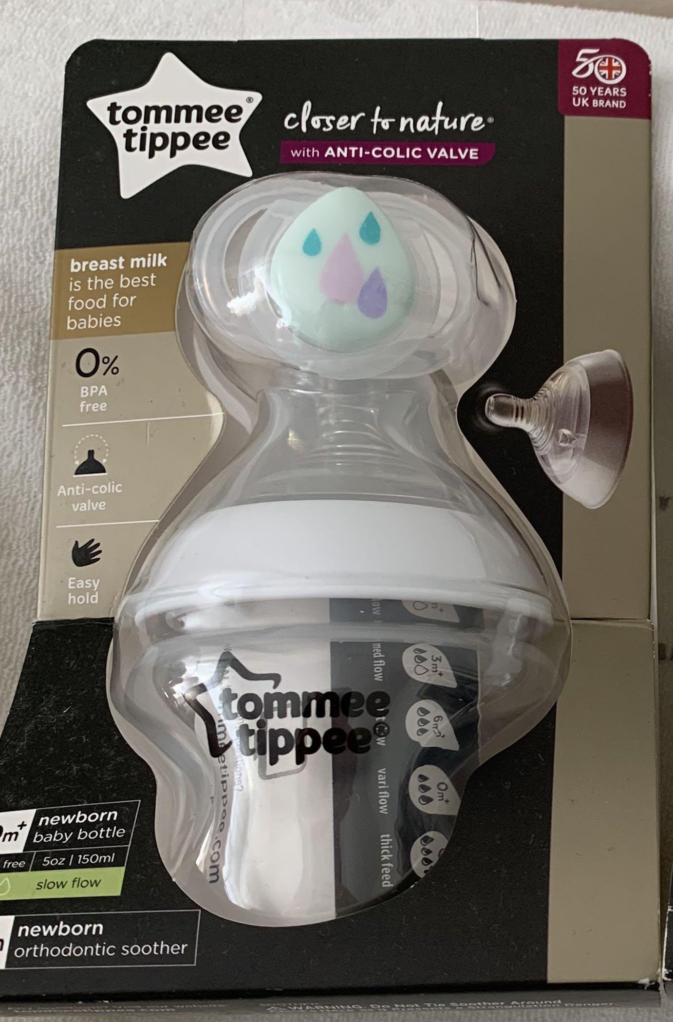 Tommee tippee hot sale bottle with pacifier