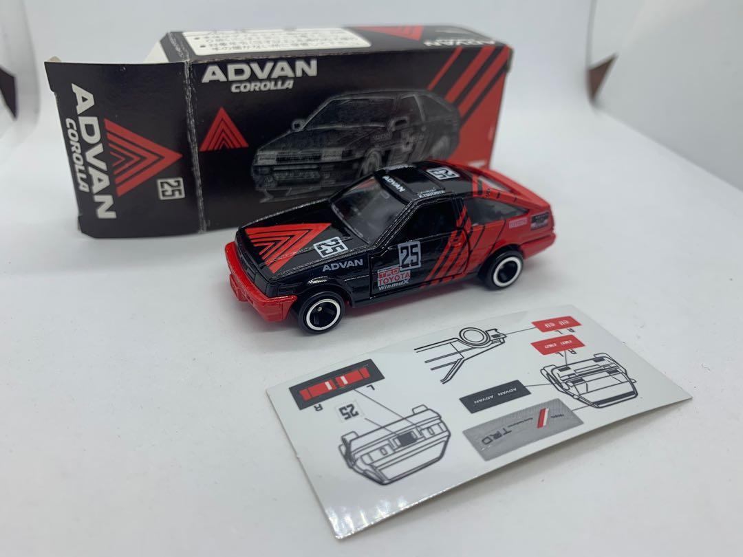 tomy tomica 黑盒78 advan toyota corolla levin japan 日本製特注鈴鹿
