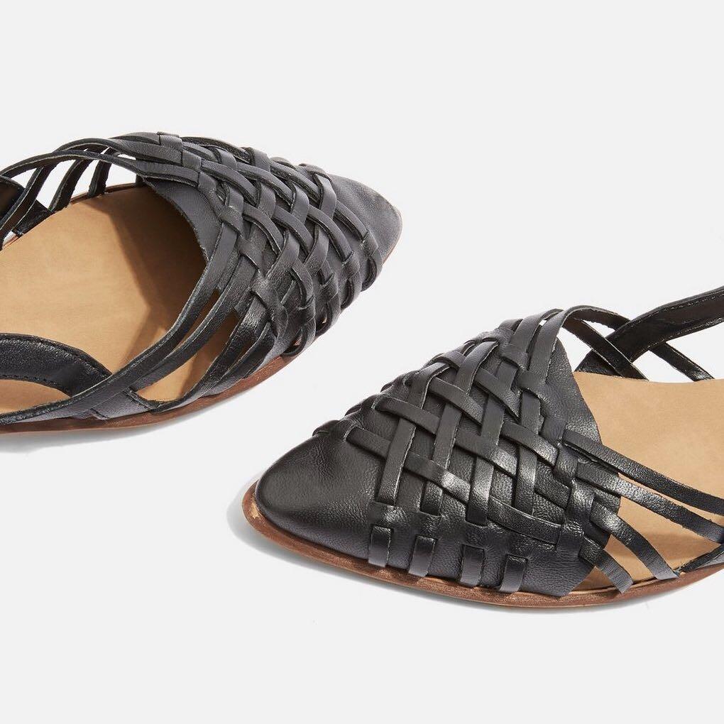 Topshop woven shoes discount