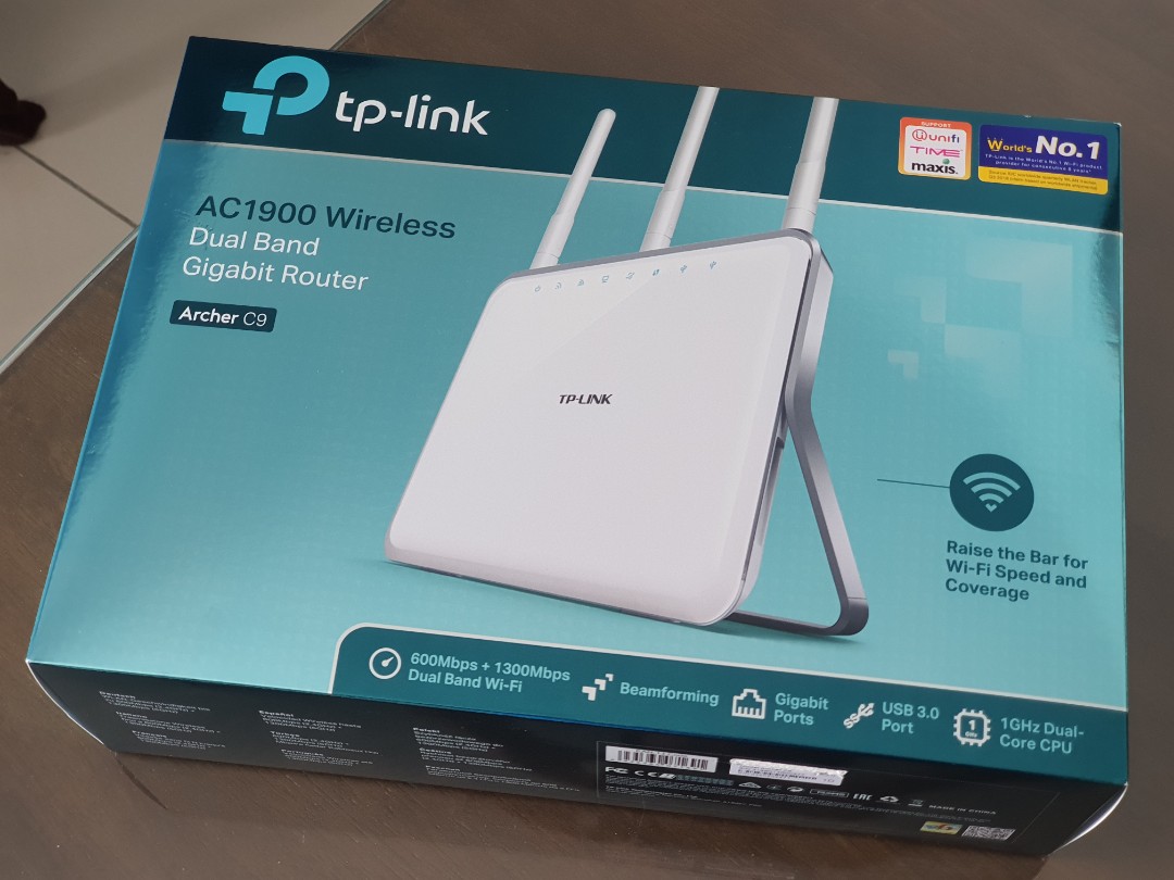 Tp-Link Archer C9 Ac1900 Wireless Dual Band Gigabit Router, Computers &  Tech, Parts & Accessories, Networking On Carousell