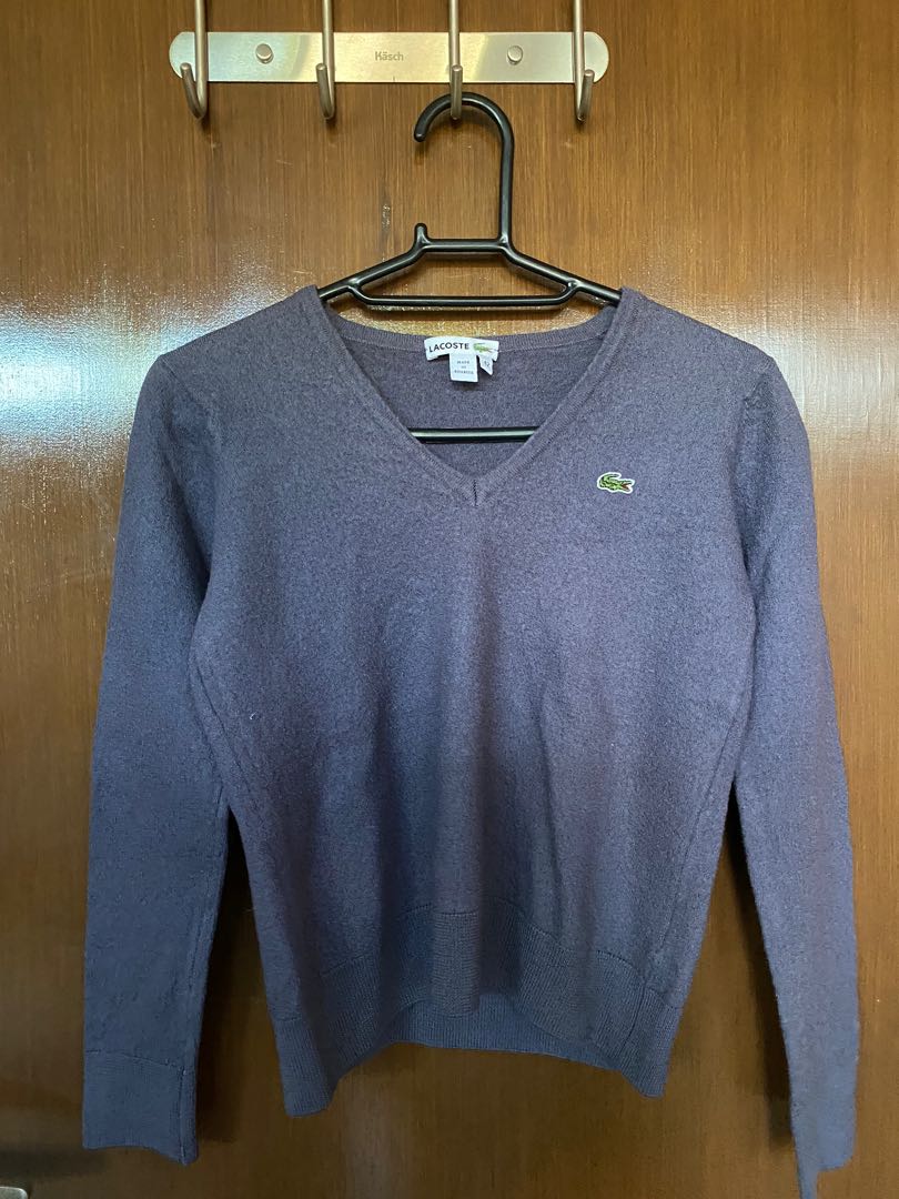 blue lacoste sweater