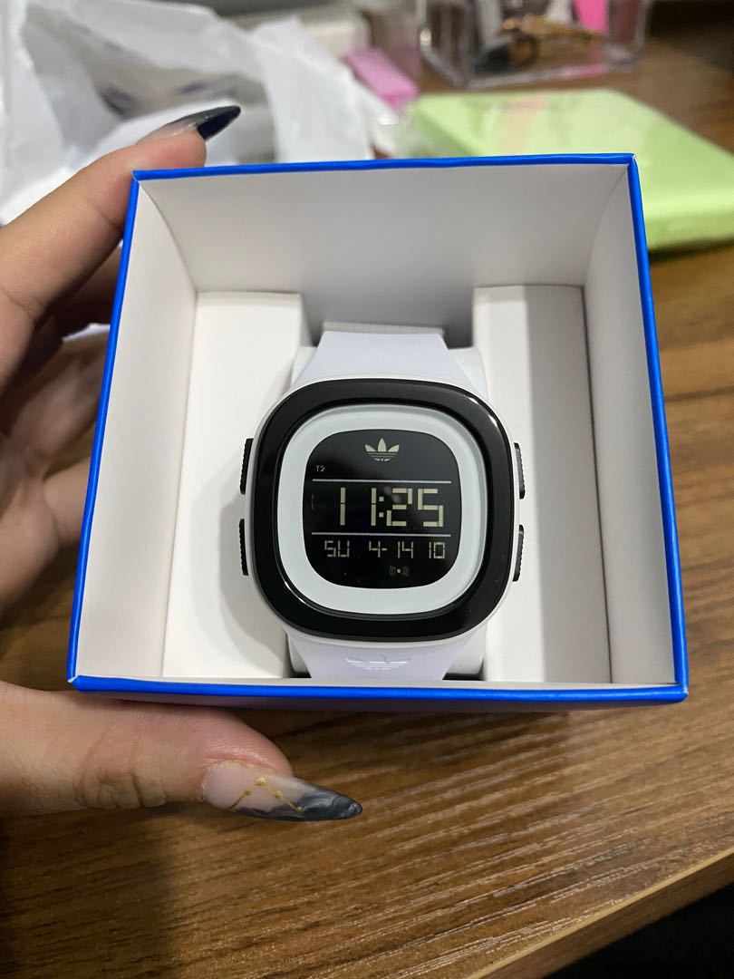 white adidas watch mens