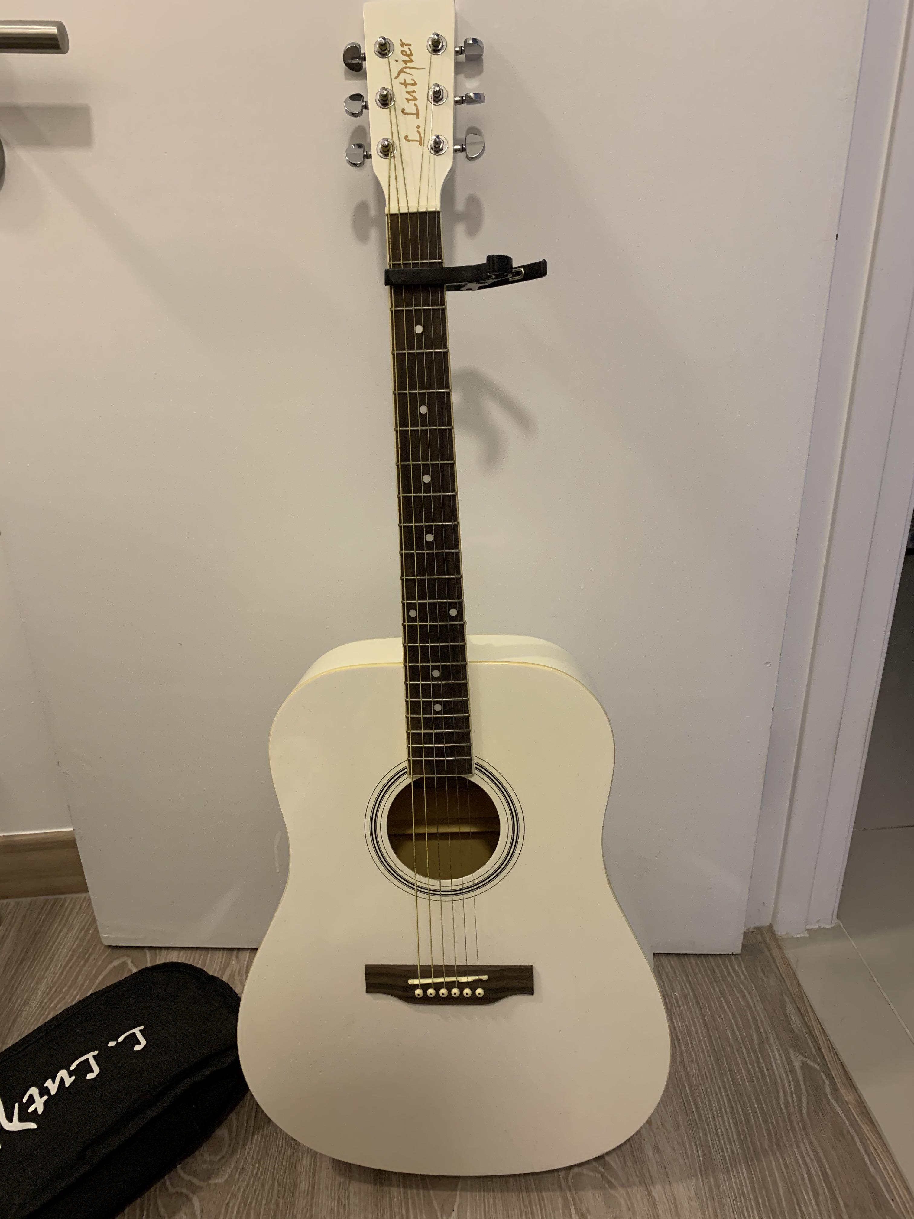 White L. Luthier Acoustic Guitar GA20W Semi Hand Made