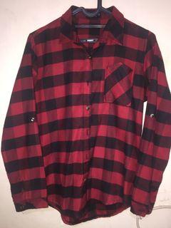 WT5 Kemeja Flannel Cewe