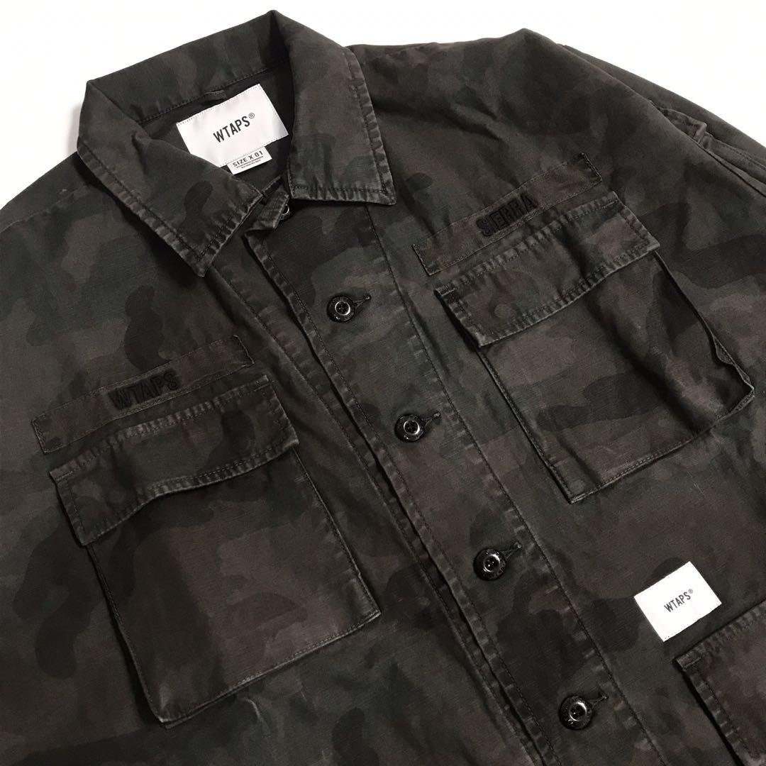 20SS WTAPS JUNGLE LS / SHIRT CAMO M