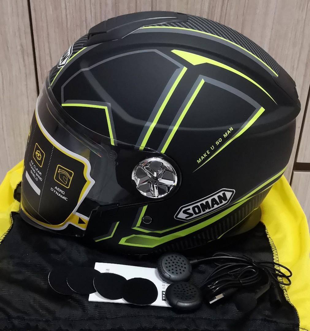 Soman best sale bluetooth helmet