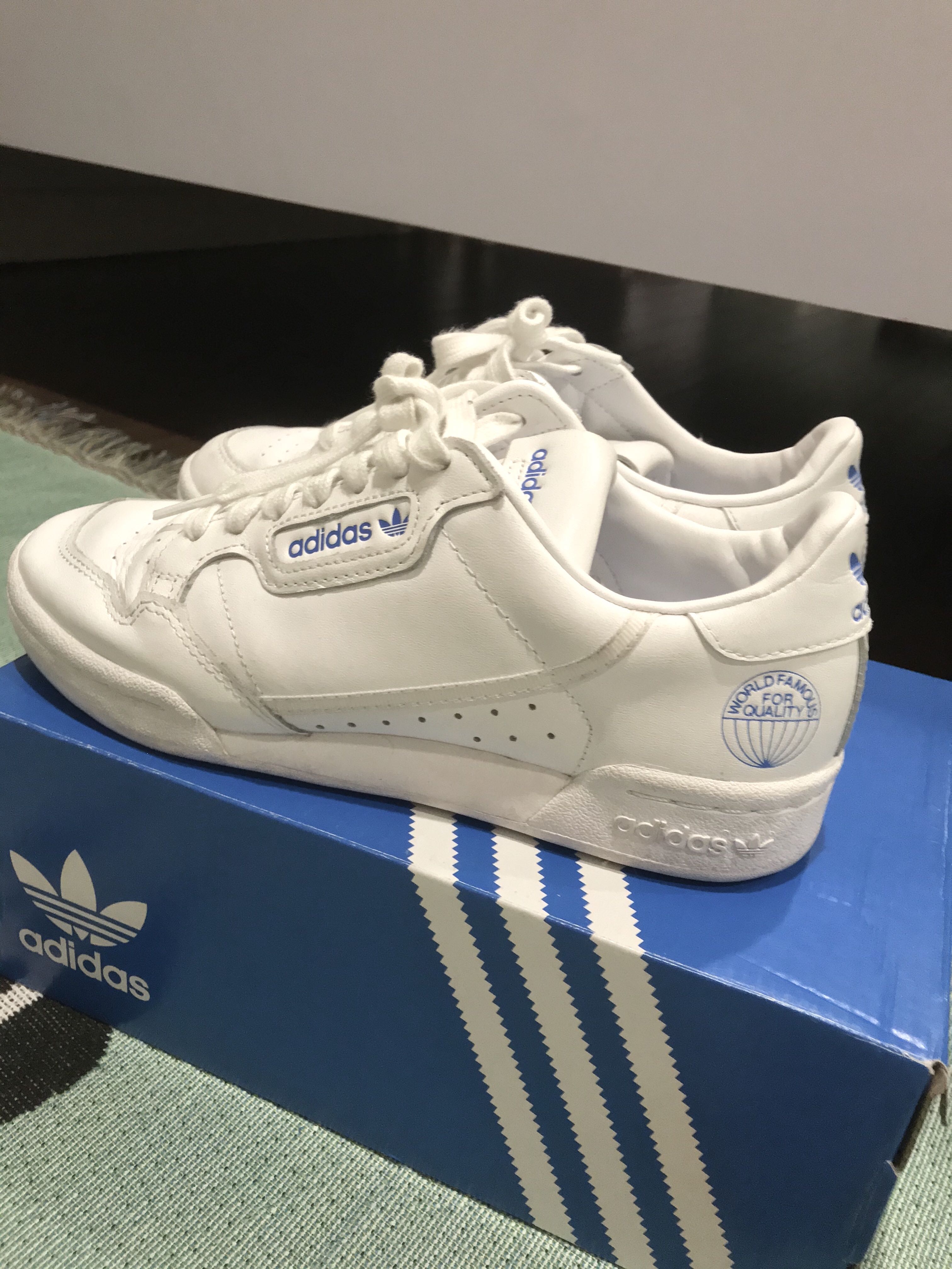 adidas continental 80 bluebird