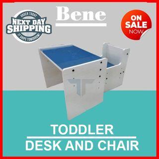 BENE Toddler Kids Table Desk and Chair