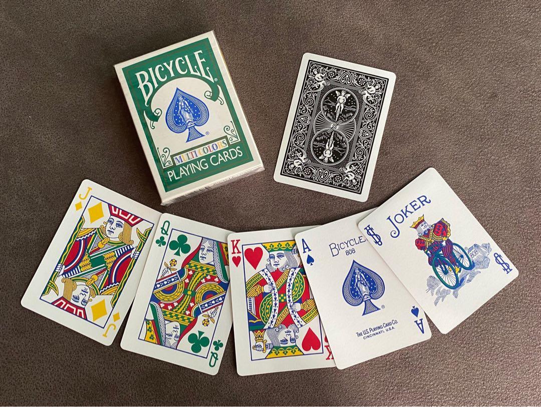 Bicycle playing hot sale cards colors