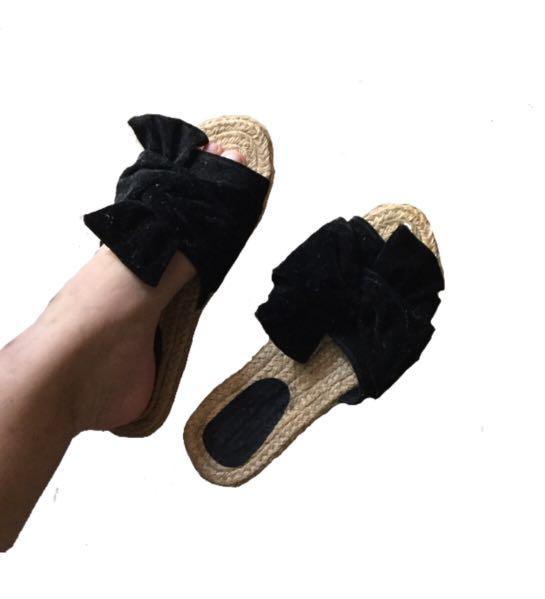 black velvet sandals womens