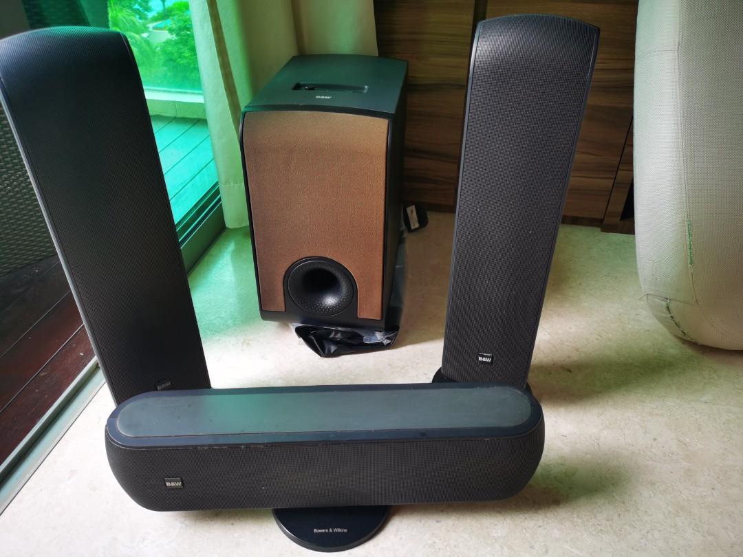 Bowers & Wilkins VM1 (x3) &AS1 subwoofer, Audio, Soundbars, Speakers