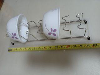 Bowl holder rack