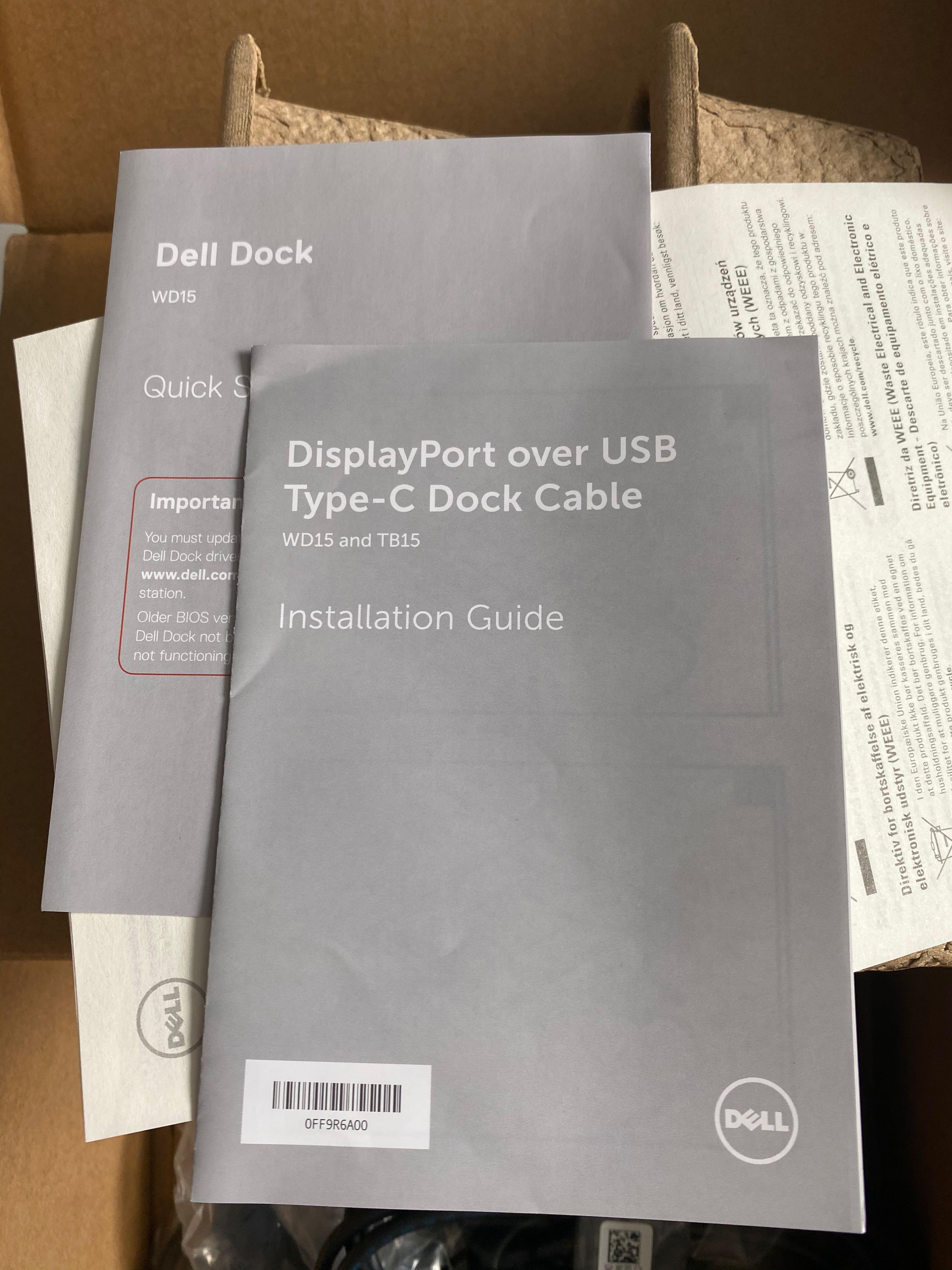 Brand New Dell Dock Wd15 Tb15 And Charger For Sale Electronics Computer Parts Accessories On Carousell