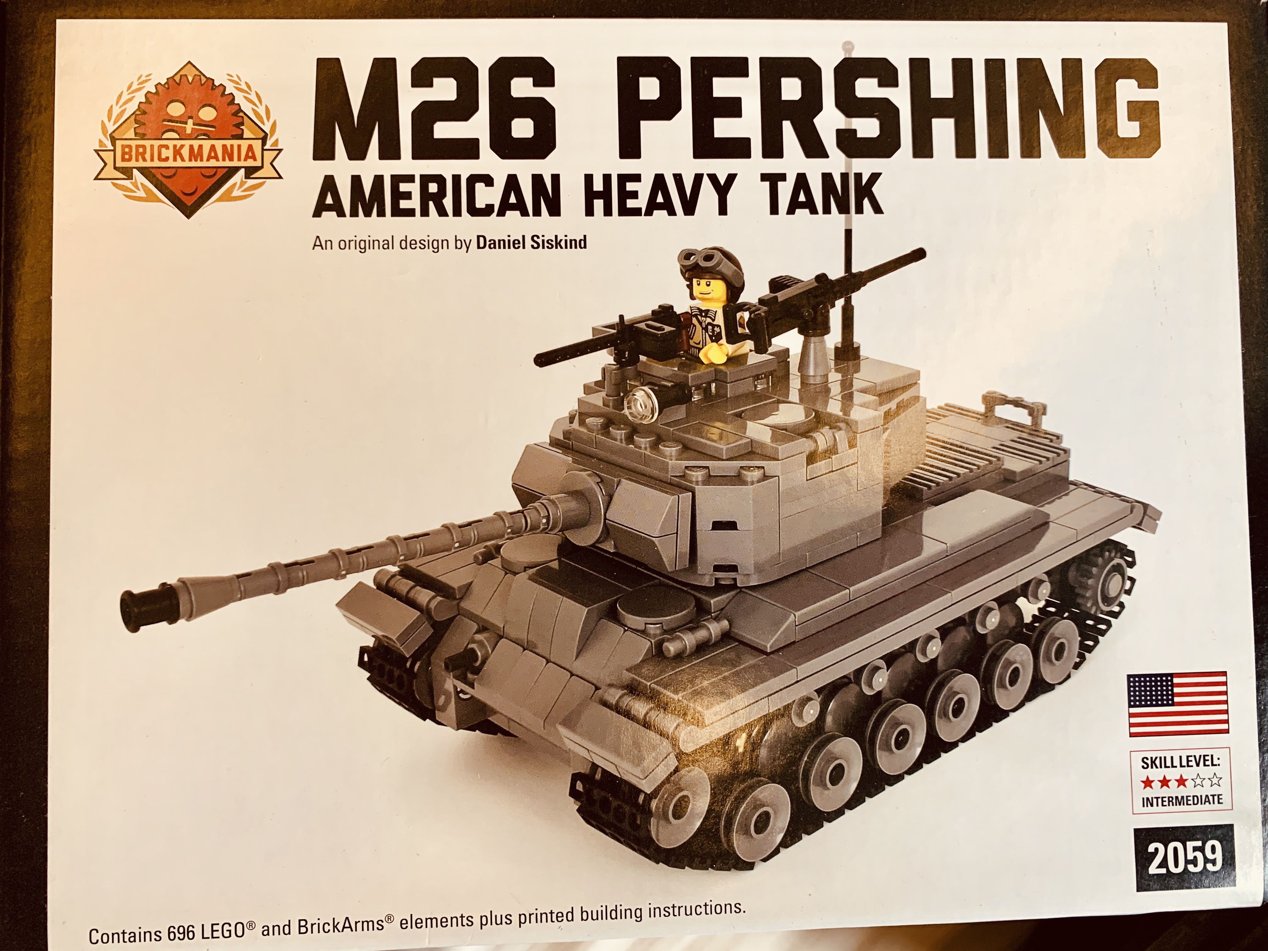 Brickmania M26 Pershing tank Hobbies Toys Toys Games on