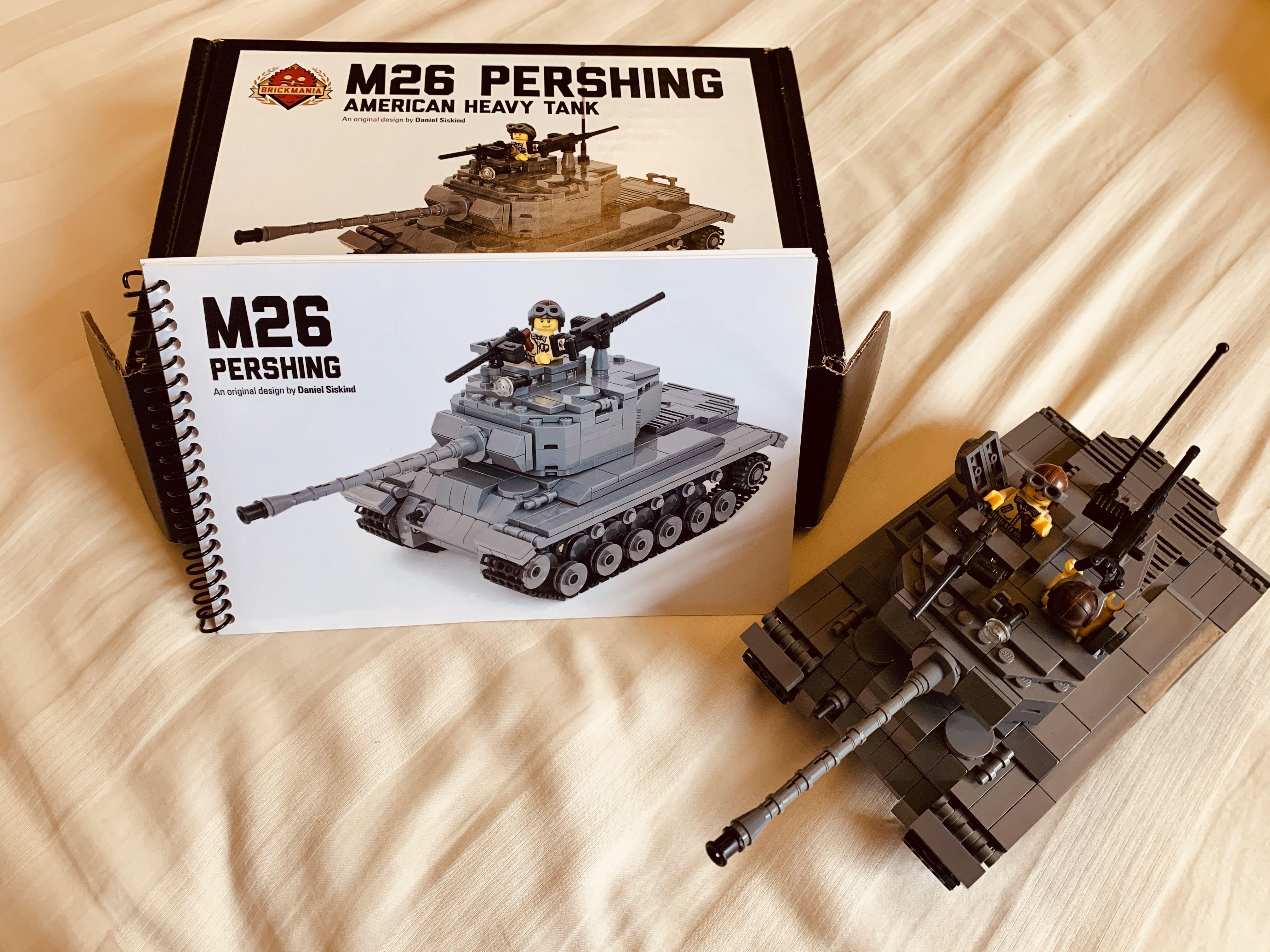 Brickmania M26 Pershing tank Hobbies Toys Toys Games on