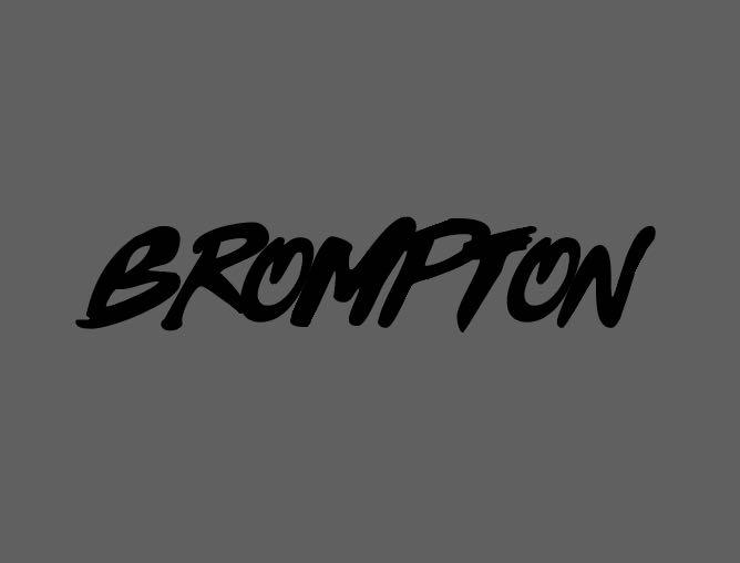 Brompton custom die-cut decal sticker, Sports Equipment, Bicycles ...