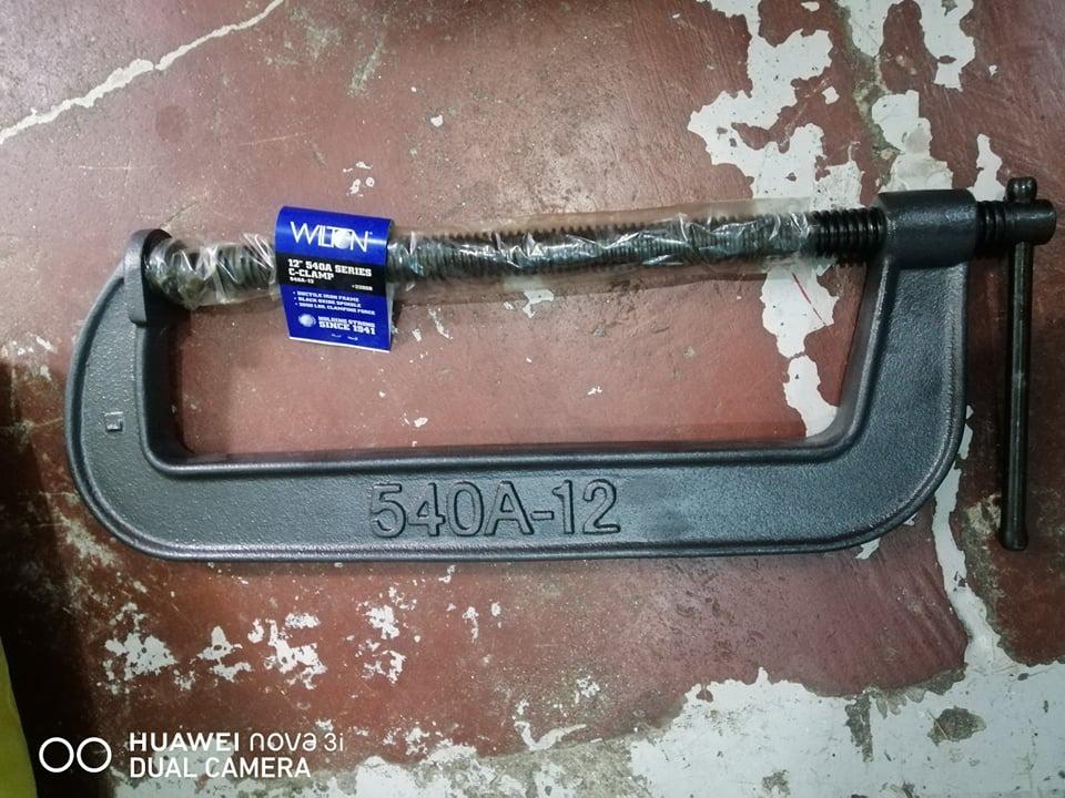 C CLAMP DROP FORGED 804 (WILTON) (Category: Construction Tools & Equipment) located in Cavite. Submitted by vlmhardwarevennice (Listing ID 1015280275, Image 2). Description: 09664055257 / 09177110098 for inquiries or email me: vennicemanuel8@gmail.com viber: vennice manuel MADE AVAILABLE: U.S.A. / RECORD / CHINA / WILTON PRICES: 3" : 660.00 / 210.00 4" : 272.00 / 665.00 5" : 1,150.00 / 1,020.00 6" : 1,150.00 / 1,020.00 8" : 1,400.00 / 1,340.00 10