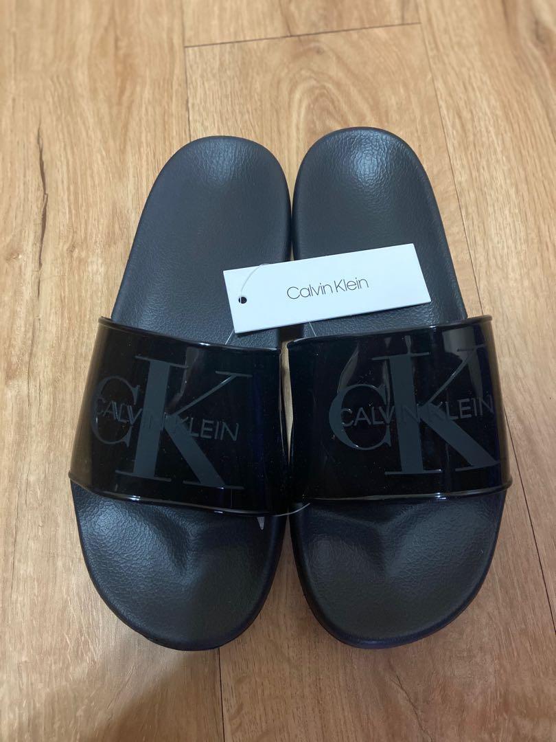 women's calvin klein slides