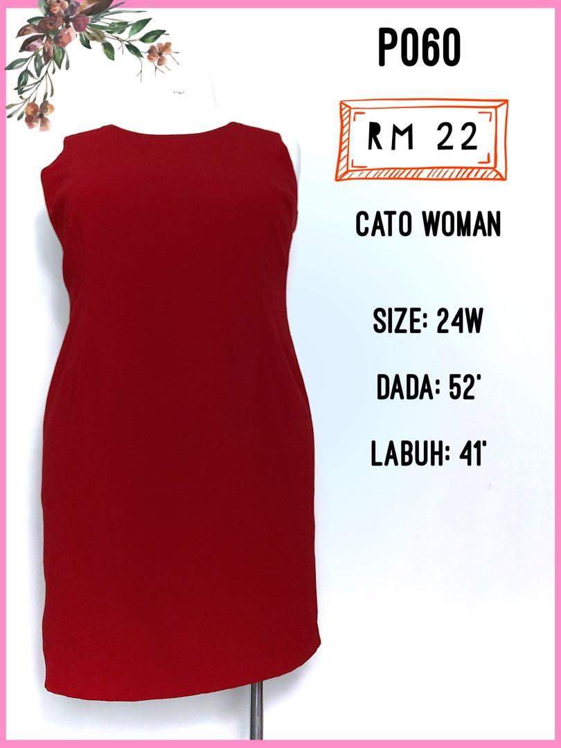 cato's plus size red dresses