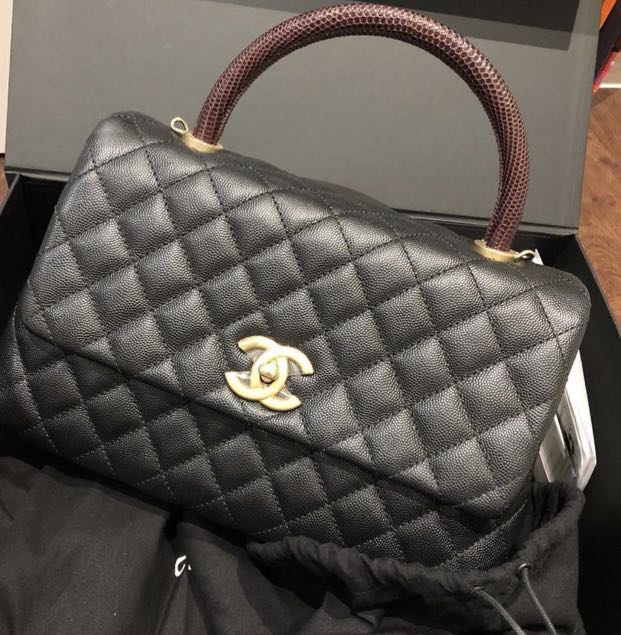 Chanel coco handle Lizzy handle, Luxury, Bags & Wallets on Carousell