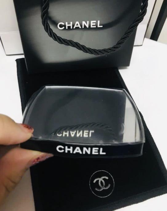 Chanel Double Sided Mirror With Velvet Pouch Luxury Accessories On Carou Chanel Double Sided Mirror With Velvet, 8 Sided Mirror Box