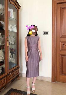 Claude purple dress