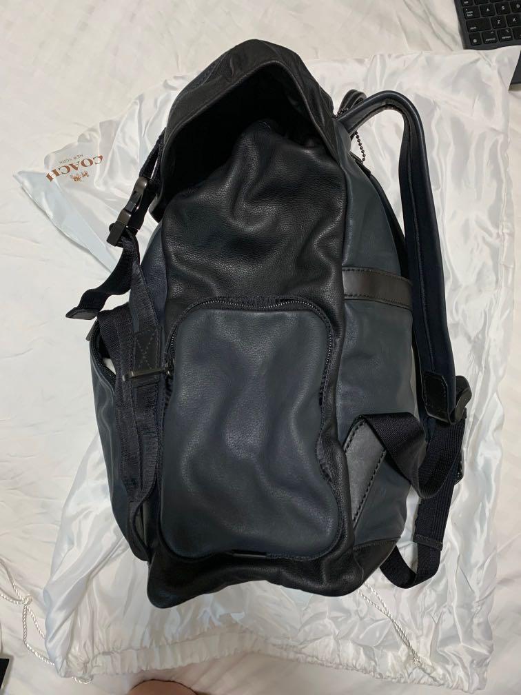 Coach leather backpack terrain trek Men s Fashion Bags Backpacks on Carousell