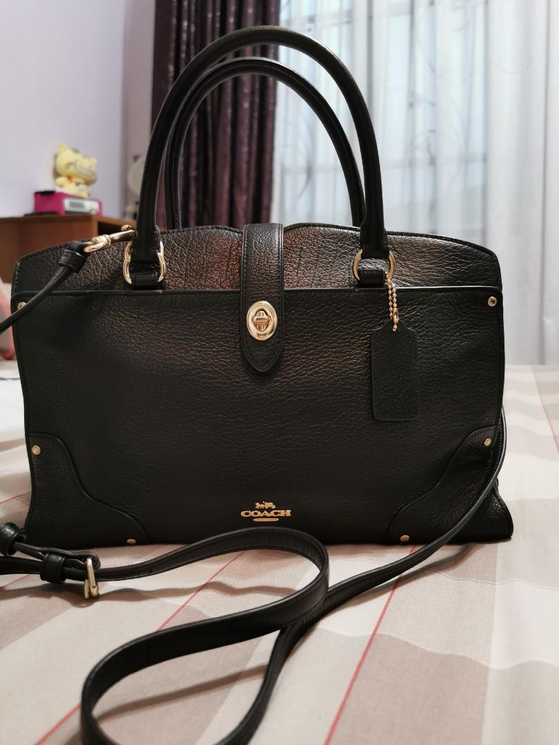 Coach mercer satchel 30 oxblood online