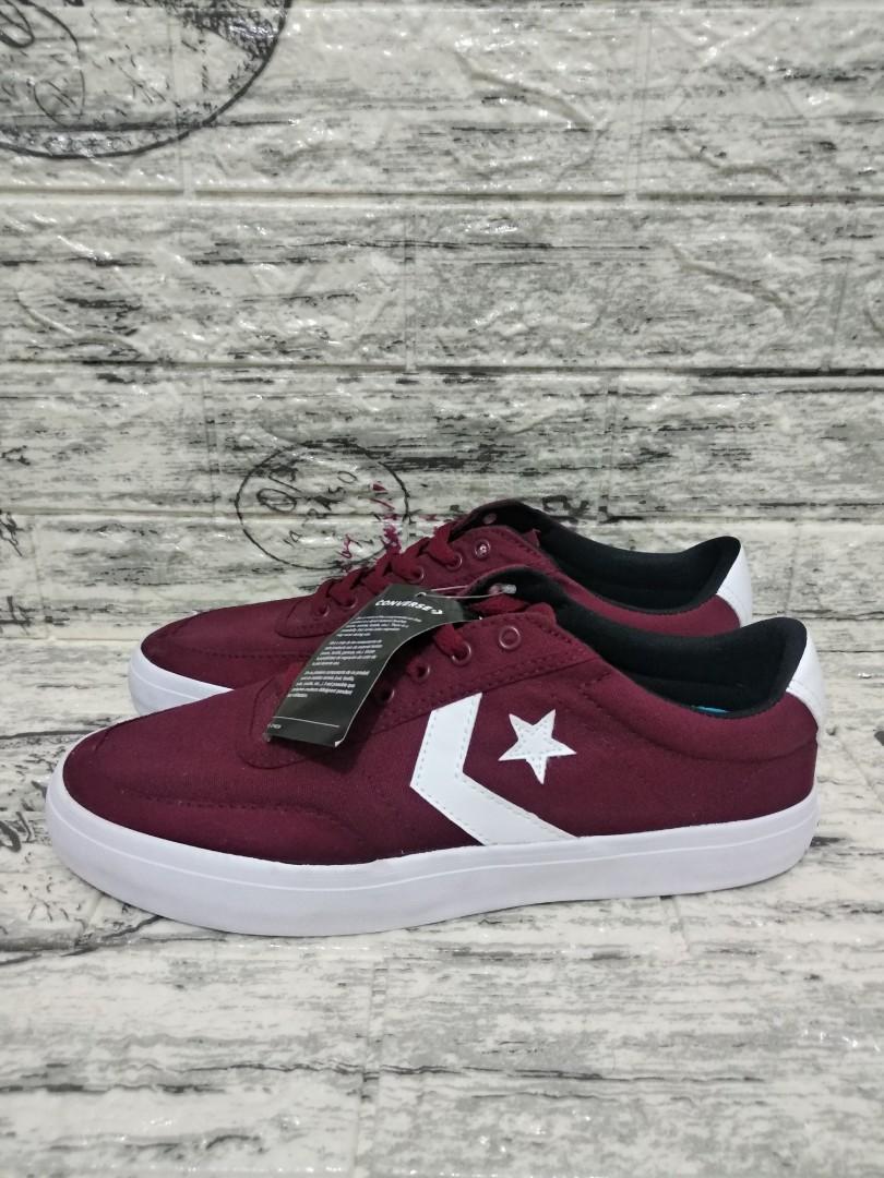 Converse courtlandt ox dark burgundy top