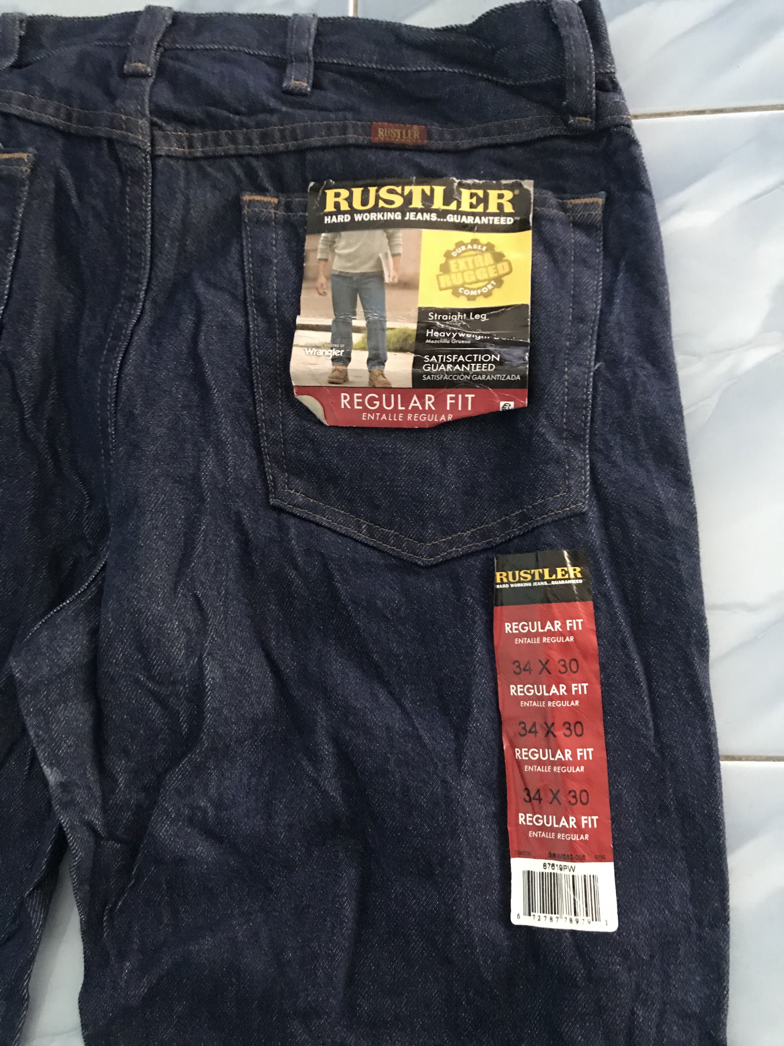 Are rustler jeans made by wrangler top
