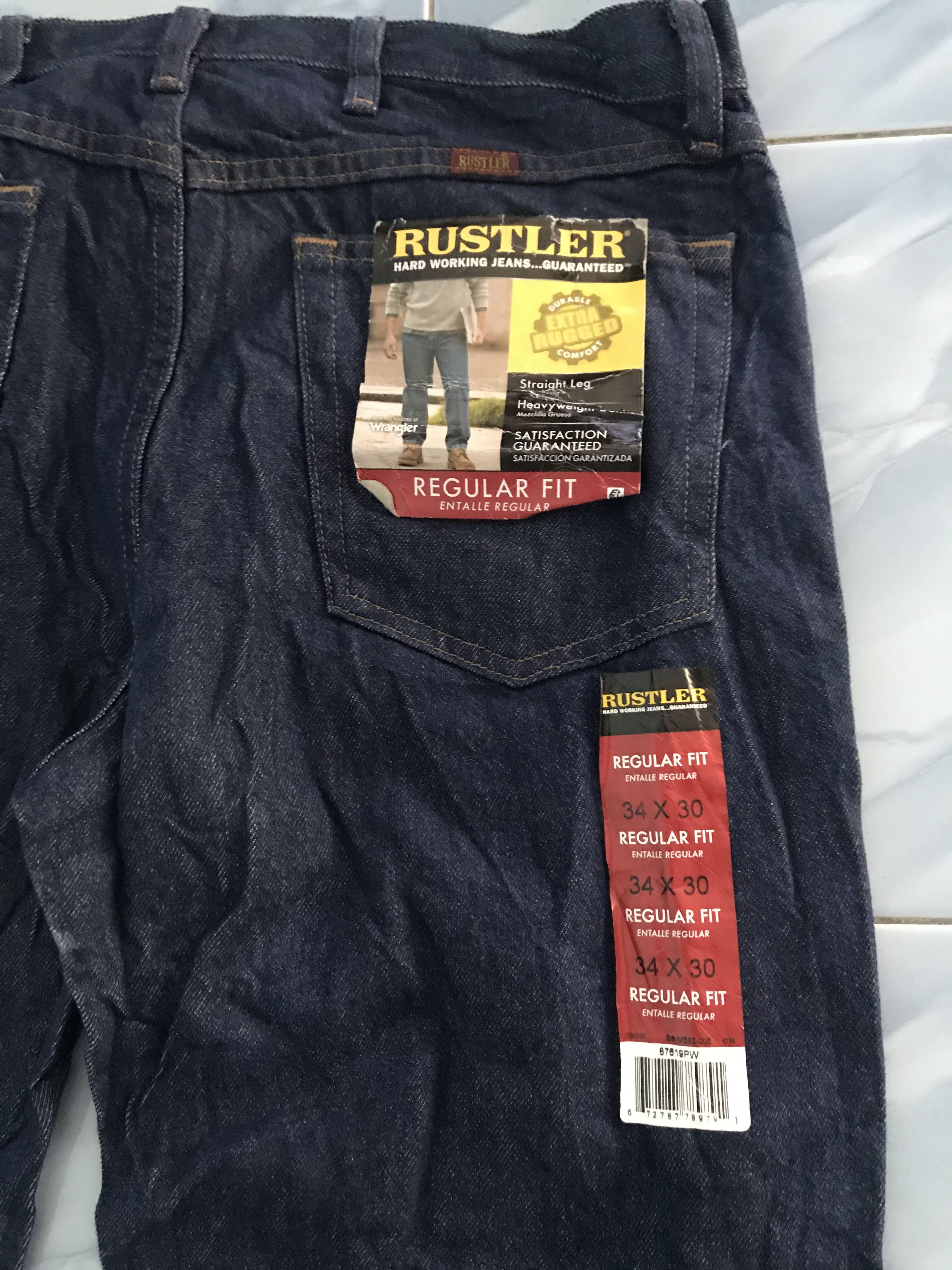 Dead Stock Rustler Jeans by Wrangler, Men's Fashion, Bottoms, Jeans on  Carousell