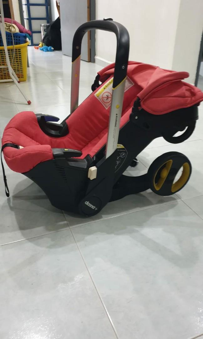 doona red stroller