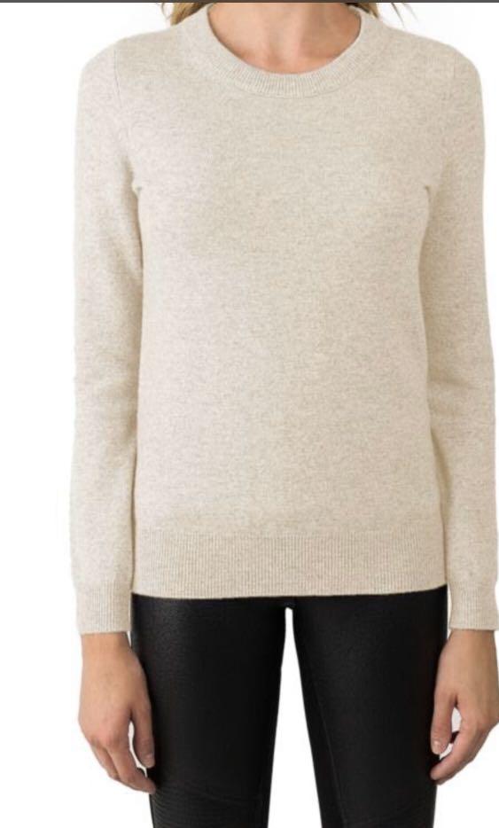 Esprit white cashmere knitwear sweater 