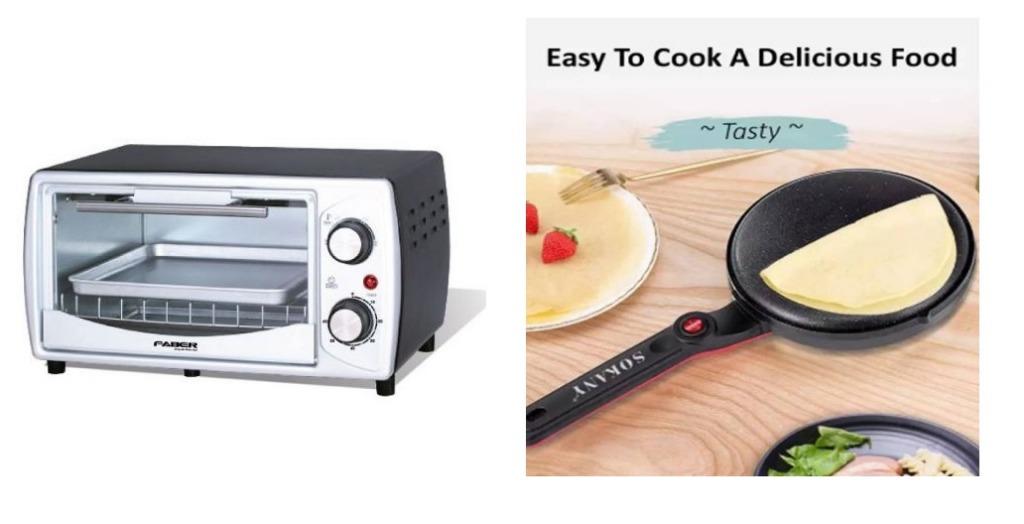 Faber Oven 10l Electric Crepe Maker Pan Kitchen Appliances On Carousell