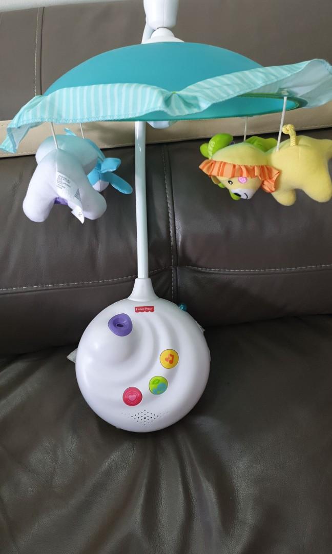 Fisher Price Cot Mobile, Babies & Kids, Cots & Cribs on Carousell