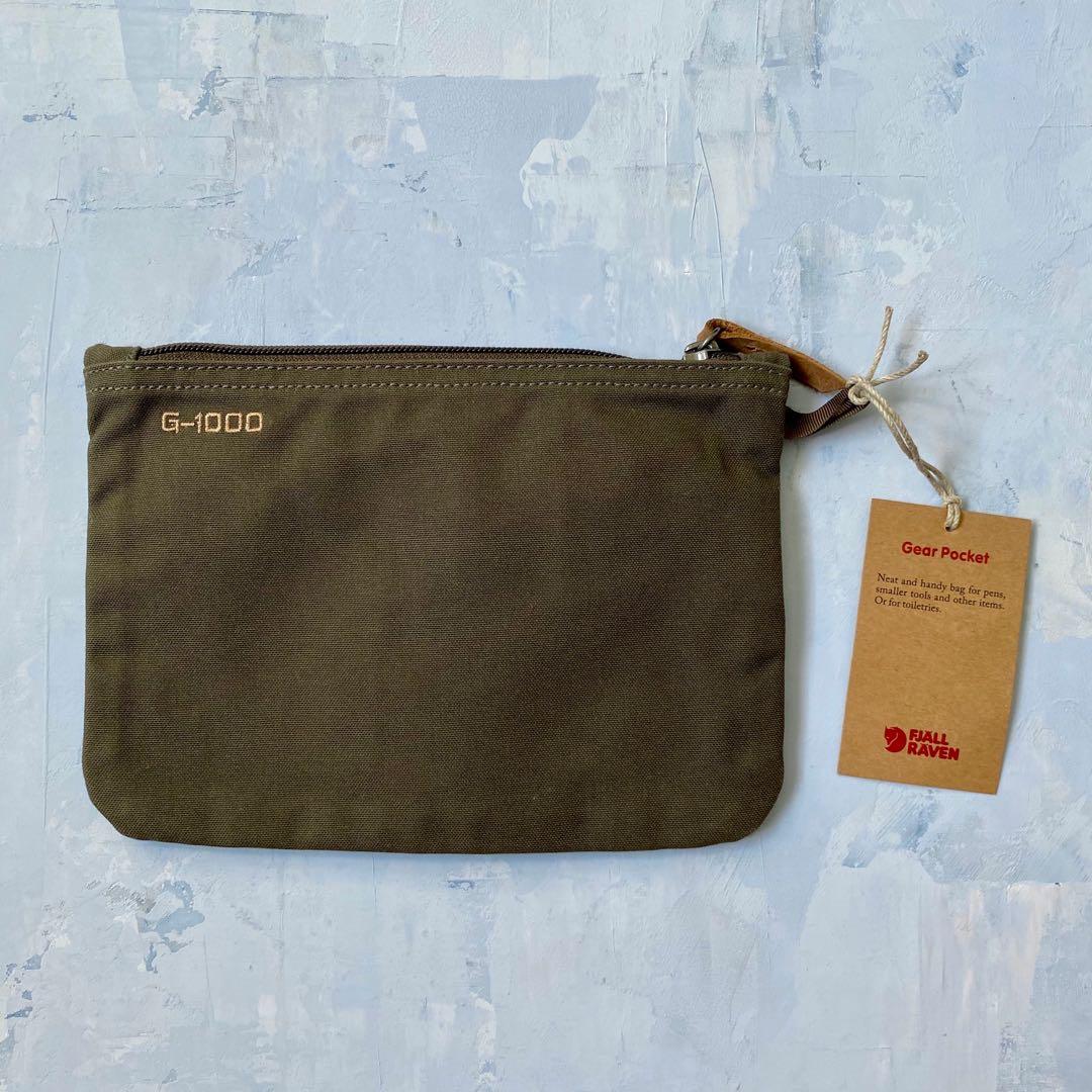 Fjallraven Kanken Gear Pocket Pouch in Dark Olive, Men's Fashion, Bags
