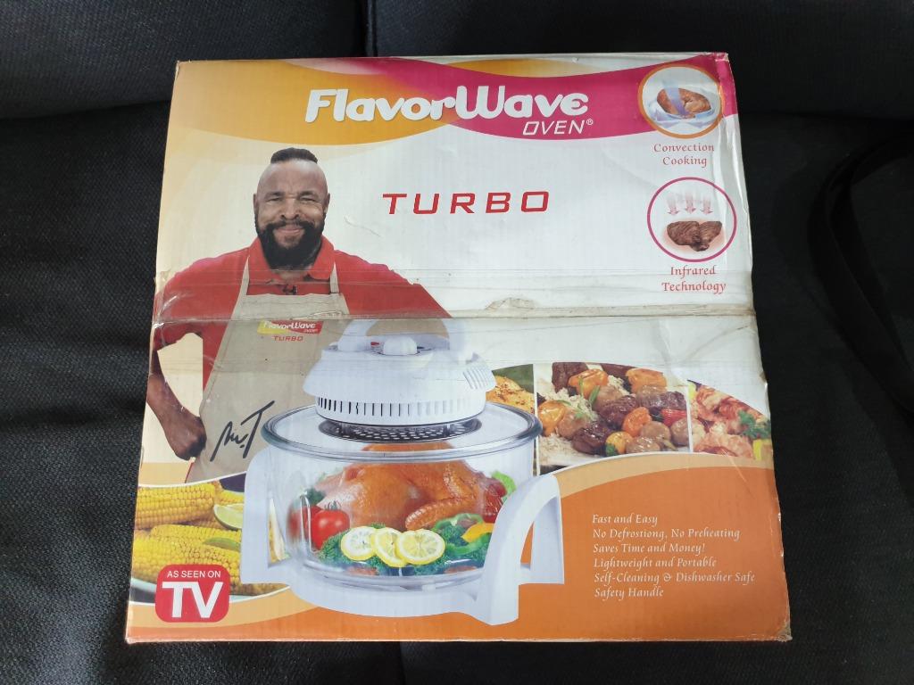FLAVORWAVE Multifunctional Electric Glass Waves Air Oven/Air Fryer 12L ...