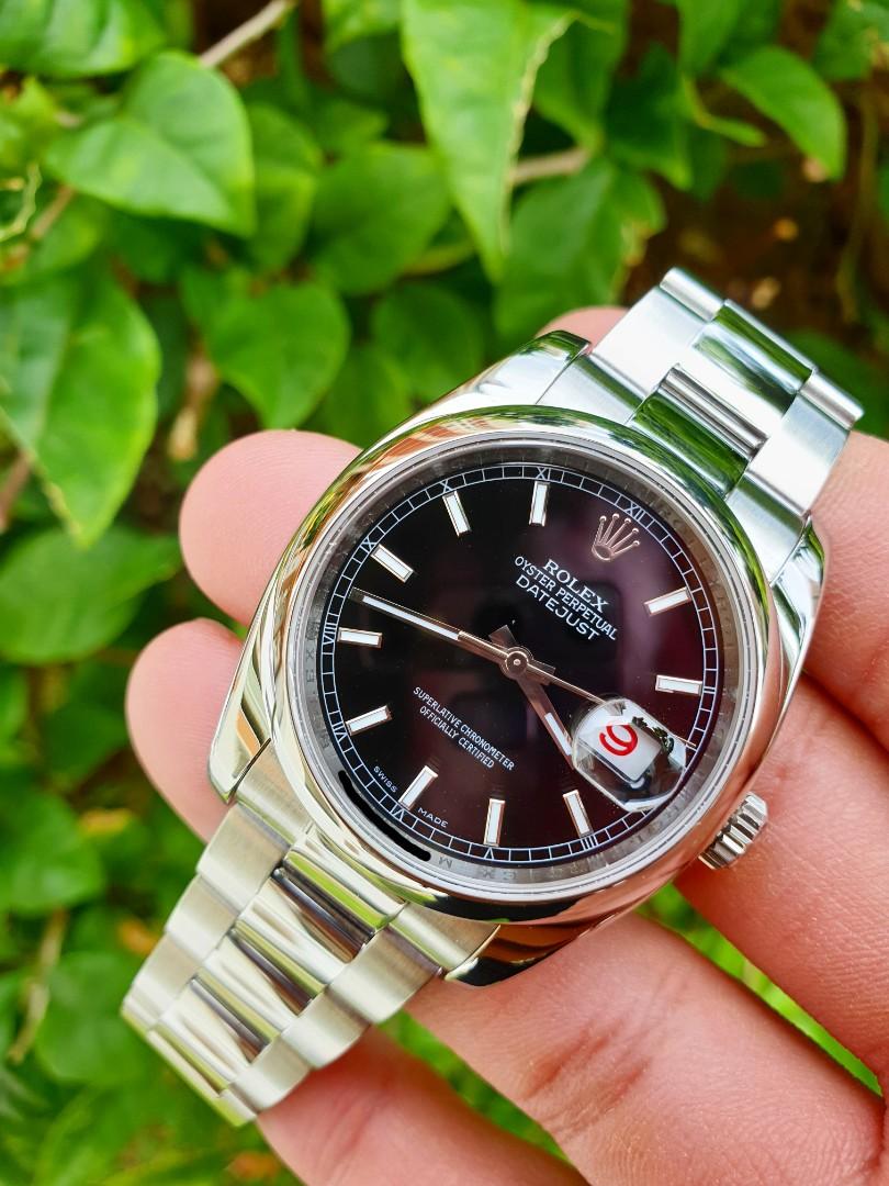 Full Set Rolex Datejust 36 Ref. 116200 Luxury Watches on Carousell