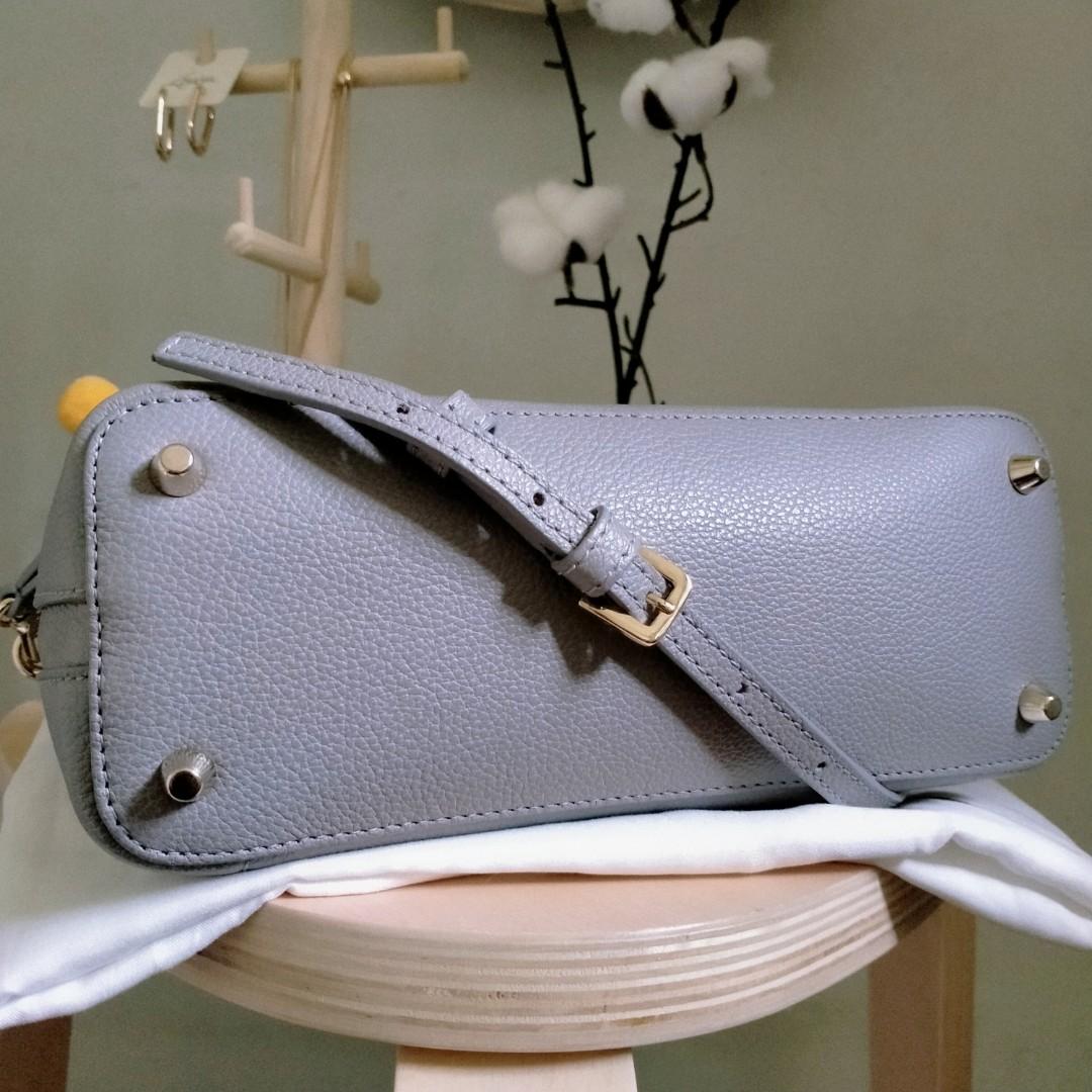 Furla My Piper top handle small in grey Luxury Bags Wallets on Carousell