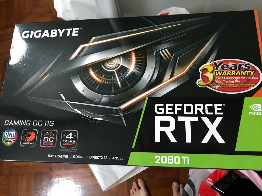 Gigabyte Rtx 2080ti Gaming OC edition